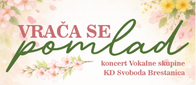 Vabilo na tradicionalni koncert Vrača se pomlad