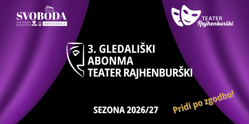 Napovedujemo 3. sezono našega gledališkega abonmaja